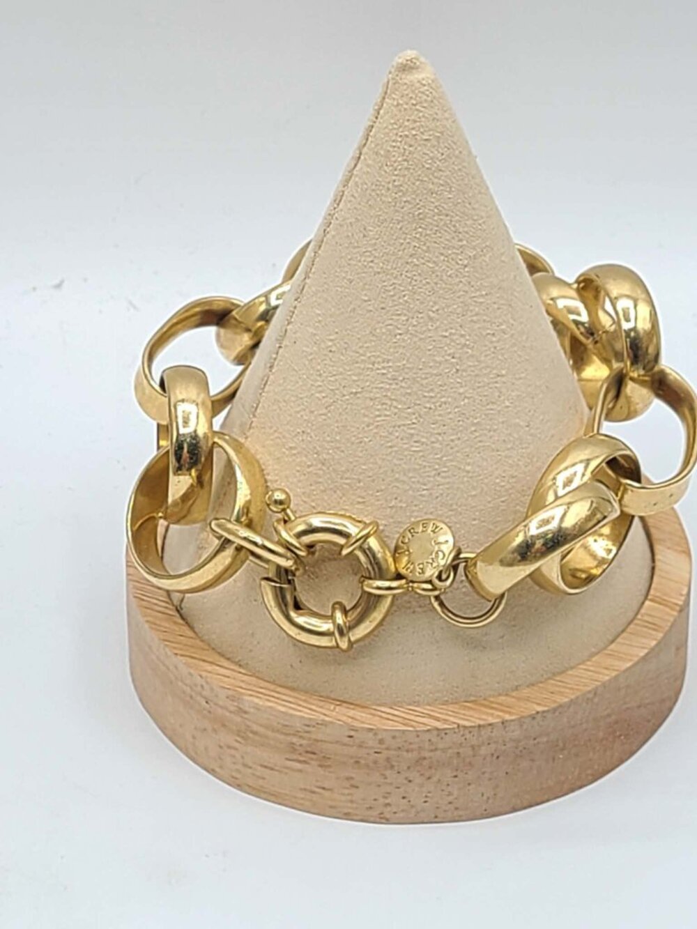 J Crew Chunky Gold Tone Link Bracelet - Picture 3 of 6